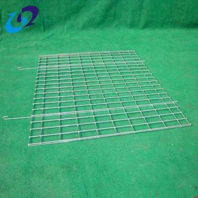 Warehouse steel mesh decking wire hanging dividers for pallet racks